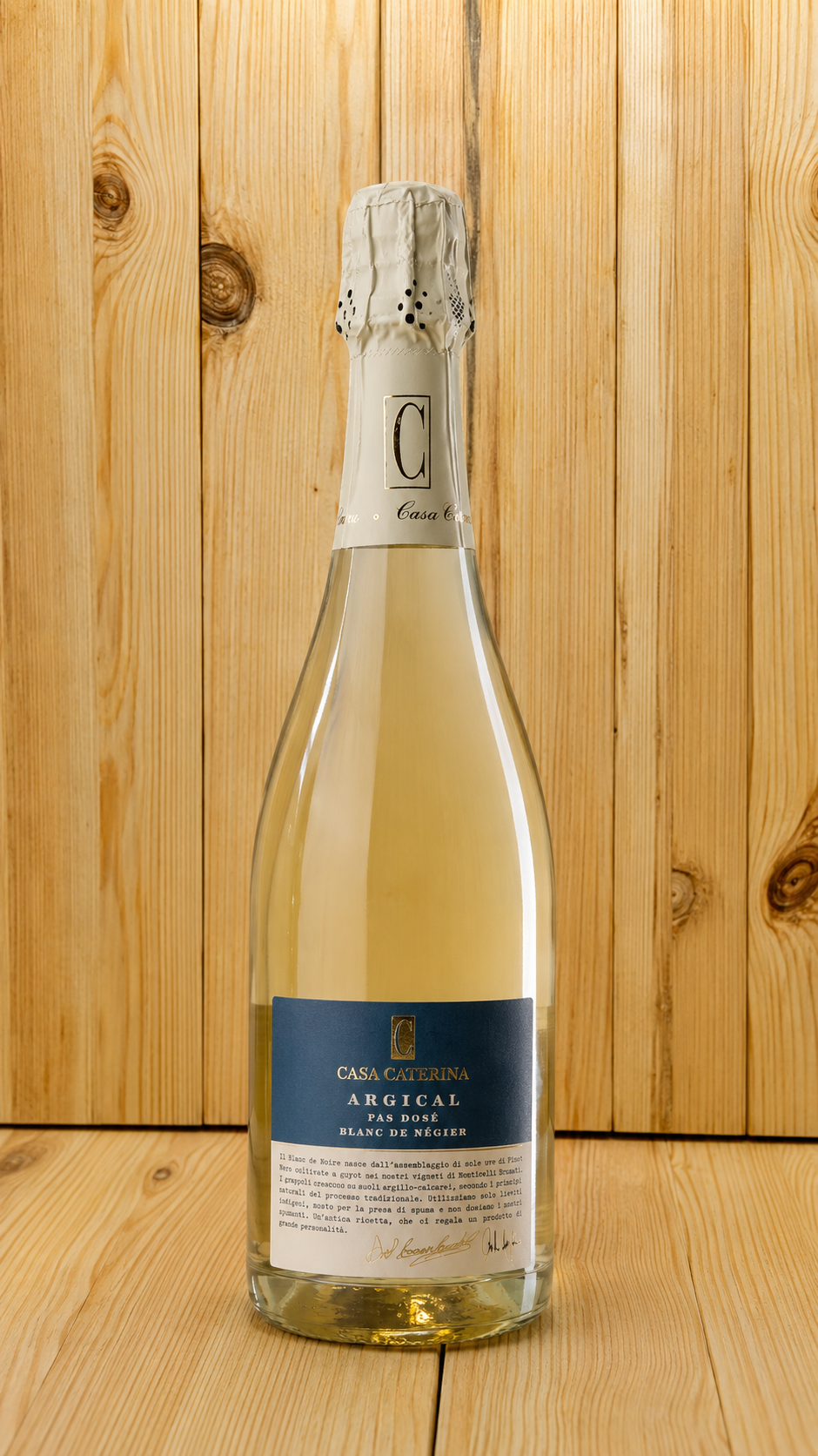 Metodo Classico Blanc de Noire Pas Dosé 'Argical' Casa Caterina